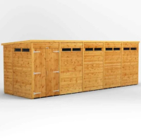 Wooden utility shed 1.5 x 6 m