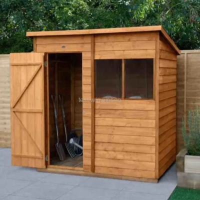 Wooden utility shed 2 x 1 m