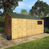 Wooden utility shed 3 x 4 m