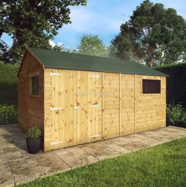 Wooden utility shed 3 x 4 m
